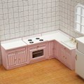 Miniatyrbilde 1 av 5: 1:12 Skala Minihus Møbelsett - Bord og Stoler, Perfekt Miniatyrhus Tilbehør og Møbelmodell for Gaver