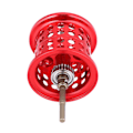 Miniatyrbillede 8 af 8: Rundlejerullespole i aluminium til PMAX3/BMAX3/SMAX3 kastehjul (rød)