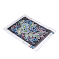 Miniatyrbillede 5 af 8: 5D DIY Natlysende Rhinestone Maleri Blomster Rhinestone Billede til Hjem Soveværelse Dekoration