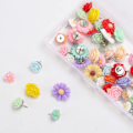 Miniatyrbilde 5 av 5: Dybler 42 Dekorative Dybler Blomsterdybler for Kontor eller Hjem i Mykt Tre