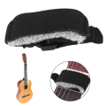 Miniatyrbillede 6 af 8: Instrument String Muter Noise Reducer Dampener Universal Passer til 7-strenget guitar 20 cm (sort)