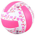 Miniatyrbild 5 av 8: Storlek 5 Träning Volleyboll PU Mjuk Inomhus Utomhus Volleyboll för Studenter Pool Gym Träning Rosa
