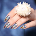 Miniatyrbillede 4 af 5: Chrome Neglepulver Metalisk Holografisk Aurora Kameleon Pigment 16 Glas 1g til Neglekunst Gel Polish Havfrue Enhjørning Dip