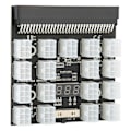 Miniatyrbilde 5 av 8: Strømbrett for strømfordeling, 17 porter, 6-pin, maksimal støtte 1200 W, datamaskintilbehør, 12 V