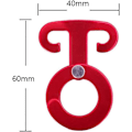 Miniatyrbilde 4 av 5: 10 stk. teltstrammere i aluminiumslegering for camping, vindtett snorjustering for fotturer og piknik