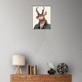 Miniatyrbild 4 av 6: DIY Djurserie Strassmålning Vardagsrum Sovrum Dekoration Konst Hantverk 8622 Hjort