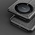 Miniatyrbillede 5 af 5: Kompatibel Honor Magic 5 Lite 5g /x9a 5g PU Læder Shell Side View Vindue Stand Case Telefon Cover - D Lilla