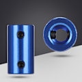 Miniatyrbillede 5 af 8: 5 stk. 3D-printer steppermotor aluminiumlegering hjul kobling aksel stiv kobling 5*8mm