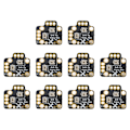Miniatyrbild 1 av 8: 10st Gamepad Joystick Drift Repair Board Universal 3D Analog Joystick Drift Fix Mod för spelkontroller Svart