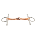 Miniatyrbild 7 av 8: Häst Full Cheek Snaffle Rostfritt Stål Ring Snaffle Bit för Utomhus Hästtillbehör 125mm