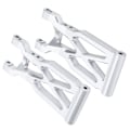 Miniatyrbilde 8 av 8: RC Bakre Fjæringsarm i Aluminiumlegering Bakre Svingarm Oppgraderingsdeler Tilbehør for Wltoys 104001 1/10 RC BilSølv