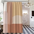 Miniatyrbillede 5 af 5: 1 stk. bruseforhæng 180 x 180 cm polyester anti-skimmel vandtæt badeforhæng dejligt enkelt og moderne