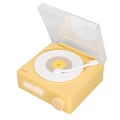Miniatyrbillede 3 af 8: X11 Bluetooth-vækkeurhøjttaler 360 graders stereolyd Retro Roterende Vinylskive Vækkeurhøjttaler DC 5V1A Gul