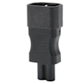Miniatyrbild 8 av 8: 5 st IEC320 C14 till IEC320 C7 power IEC320 C14 till C7 nätsladdadapterkontakt för power UPS PDU-server