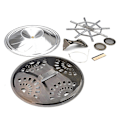 Miniatyrbild 3 av 5: Resonatorkoner Ljudhålsskärmar Stallstycke Spider Bridge Sadel Set