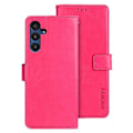 Miniatyrbillede 1 af 5: Til Samsung Galaxy A15 5G Etui Crazy Horse Tekstur Læder Wallet Cover-B6 Rose