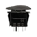 Miniatyrbillede 3 af 5: 12v 20a Spil Ind Spil Ud On-off-on Vippekontakt 7 Ben Led Blå