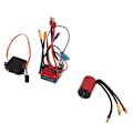 Pikkukuva 2 / 8: S2435 4500KV moottori 25A ESC 2.2KG metalli servo harjaton moottori ESC servo sarja 1/16 1/18 RC autoon