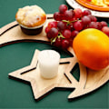 Miniatyrbilde 4 av 5: 2 Sett Ramadan Trebrett Eid Mubarak Fest Servise, A
