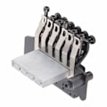 Miniatyrbillede 6 af 8: Tremolo Bridge System Double Rocking Spring Stabilizer Device for Electric GuitarBlack