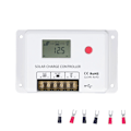 Miniatyrbild 1 av 8: PWM solcellsladdningsregulator 10A IP32-skydd LCD-display 12V/24V automatisk igenkänning för husbilar basstationer