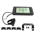 Miniatyrbild 1 av 8: Ersättningspanel för LCD-display till elcykel, modifiering LCD10H-displaypanel, SM-kontakt för KT