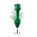 Miniatyrbillede 1 af 8: Hårde fisk lokker Bionic Cicada Shape fiskeagn med roterende spins Propel diskant krog 7,5 cmY238-5