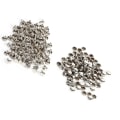 Pikkukuva 7 / 8: 100Settiä 8 x 8mm Double Cap niitti Metalli Nahka Askartelu Korjaukset Nastat Piikkikoriste (hopea)