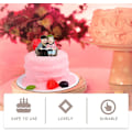 Miniatyrbilde 4 av 5: Eldre Par Resin Eldre Par Figurer Bryllupskake Topper Figurer for Besteforeldre Foreldre