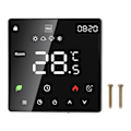 Miniatyrbillede 1 af 8: 3A Digital Termostat med LCD-skærm Smart Programmerbar Termostat med Touchscreen Hydronisk Kedel Termostat AC 90V‑240V WiFi