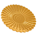 Miniatyrbillede 2 af 8: Gyldent frugtfad med chrysanthemum-blonde design, elegant rustfrit slikplade til køkkenborde, skriveborde, lounger, buffeter, barer