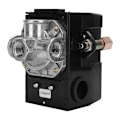 Miniatyrbillede 4 af 8: 4-huls automatisk trykafbryderkontrolventil G1/4" 75~120psi 220V til luftkompressor