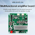 Miniatyrbillede 2 af 5: 12V HiFi Digital Forstærker Board Stereo TPA3116 70Wx2 Dual Channel
