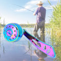 Miniatyrbillede 6 af 8: Aluminiumslegering Farverigt Fiskeri Baitcasting Hjulhåndtag Modifikation Vippearm Power Knop Reel Sæt