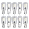 Miniatyrbillede 1 af 8: 10 stk LED E12 Pære Glas Lille Loftlampe Pære 500LM Vægpære til Soveværelse Kontor 220V