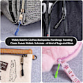 Miniatyrbillede 4 af 5: Zip Pull Tabs - 80 stk, tøj, rygsække, kufferter, håndtasker, punge