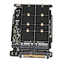 Miniatyrbillede 8 af 8: NVME U.2 til Combo NGFF M.2 SATA PCIe SSD-adapter 40 Gbps stabil drift SFF8639 SSD-adapter til bundkort
