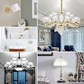 Miniatyrbild 5 av 5: LED-lampor E14 Kallvitt, 16W (motsvarande 100W halogen) E14 Skruvsockel Lampa 6000K 1200LM Ej Dimbar Flimmerfri AC 220-240V för Kristallkrona