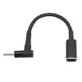 Miniatyrbillede 7 af 8: USB C hun til 2,5x0,7 mm DC han adapter 100W 5A 20V understøtter PD hurtigopladning USB Type C til DC adapter til bærbar computer