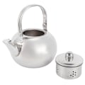 Miniatyrbild 1 av 8: 304 Rostfritt Stål Tekanna Platt Botten Induktionskokare Vattenkokare Tekanna med FilterSilver 14cm 1L
