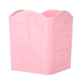 Miniatyrbillede 1 af 8: Opbevaringsboks Brevpapir Kosmetik- og manicureværktøj Container med Eiffeltårnsmønster Pink