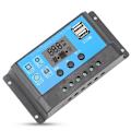 Pikkukuva 4 / 8: Aurinkolatausohjain LCD-kaksois- USB PWM-kennopaneelin säädin, jossa kuormituksen automaattinen tunnistus 12V 24V50A
