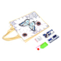 Miniatyrbilde 5 av 8: Diamantmaleri Handlepose Gjenbrukbar med Håndtak DIY Foldbar Tote Bag Håndlaget Kunst Håndverk(HBD04 )