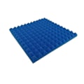 Miniatyrbillede 1 af 5: 24 stk. 300x300x25mm Studio Akustisk Skum Lydisolering Svamp Pyramide Støj Blå Normal Densitet