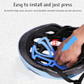 Miniatyrbild 7 av 8: Hjälm Inner Silicone Hjälm Pad Andas Anti Svett Frisyr Hjälm Pad Huvudskydd Liner Universal Hjälm Pads