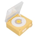 Miniatyrbilde 2 av 8: X11 Bluetooth-vekkerklokkehøyttaler 360 graders stereolyd Retro Roterende Vinylplate Alarmklokkehøyttaler DC 5V1A Gul