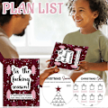 Miniatyrbillede 3 af 5: Jule To Do Liste Sjov To-Do Gave Liste Planlægger