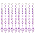 Miniatyrbillede 1 af 4: 10 stk. parti dekoration akryl krystal diamanter bryllup dekoration krystal perler ophæng dekoration (A)