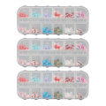 Miniatyrbillede 3 af 8: 3 æske Nail Art Decoration Smuk Attraktiv Sikker DIY Negle Decorations Tilbehør til feriefest