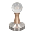 Miniatyrbillede 3 af 8: Kaffe Tamper i rustfrit stål i fødevarekvalitet, krystalkugle, kaffepulverhammer til køkkenbutik, guldsøjle 51 mm/2 tommer